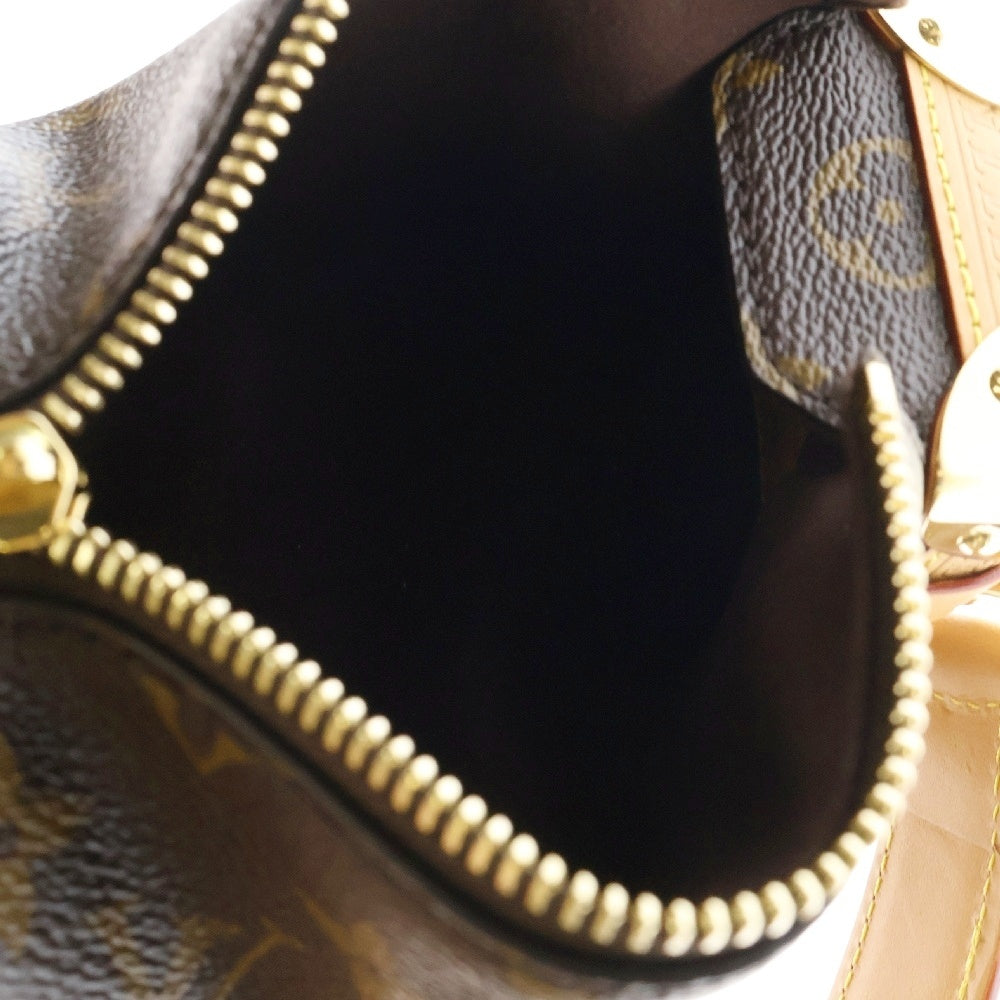 LOUIS VUITTON(ルイヴィトン) モノグラム サイドトランクPM 2WAYバッグ ショルダーバッグ ハンドバッグ ブラウン ゴールド金具 レザー×PVC M46815