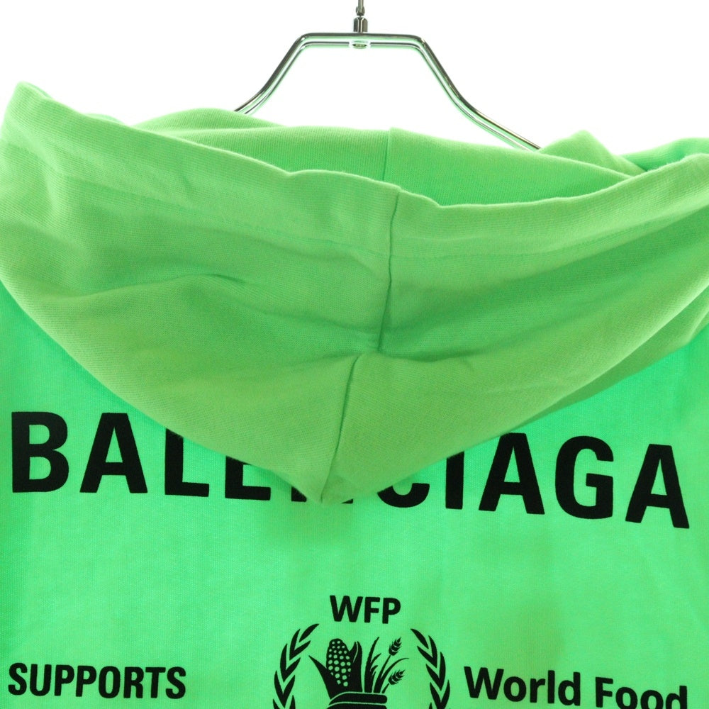 BALENCIAGA(バレンシアガ) WFP 2020 フーディ パーカー ライトグリーン コットン S 600583