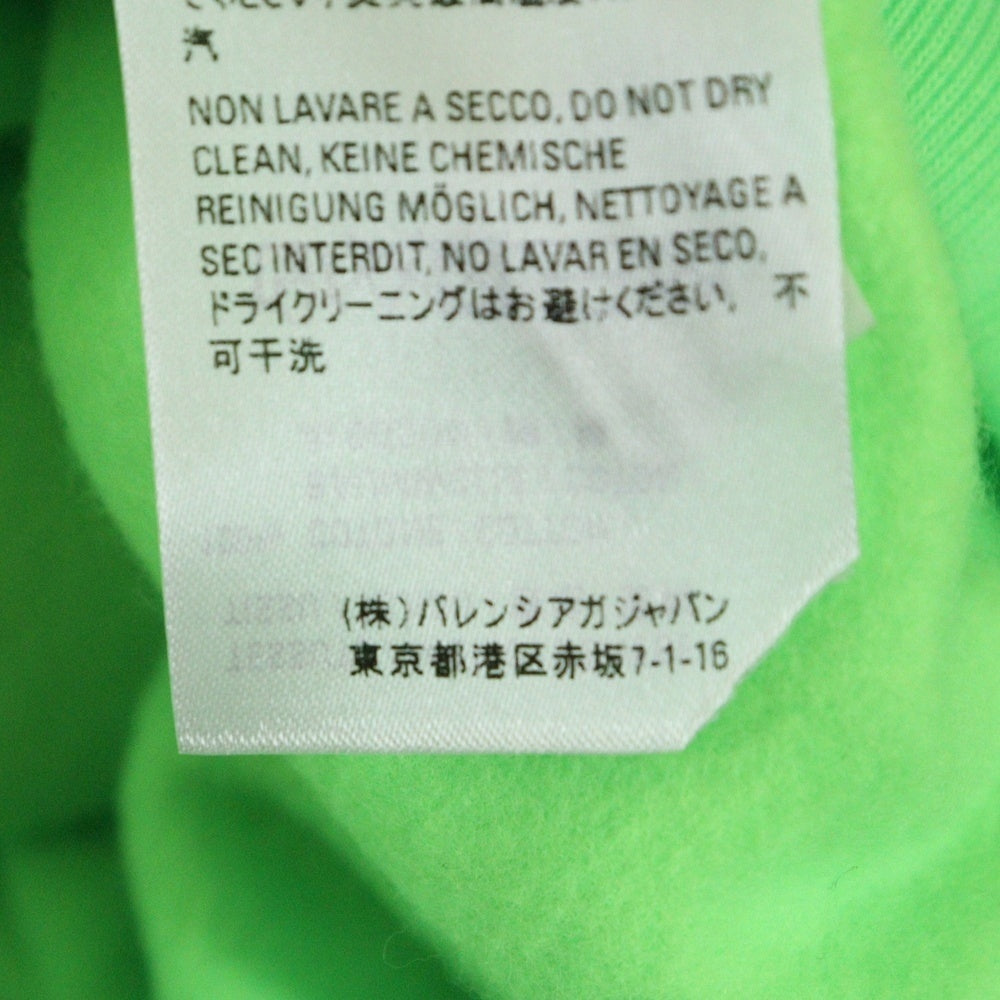 BALENCIAGA(バレンシアガ) WFP 2020 フーディ パーカー ライトグリーン コットン S 600583