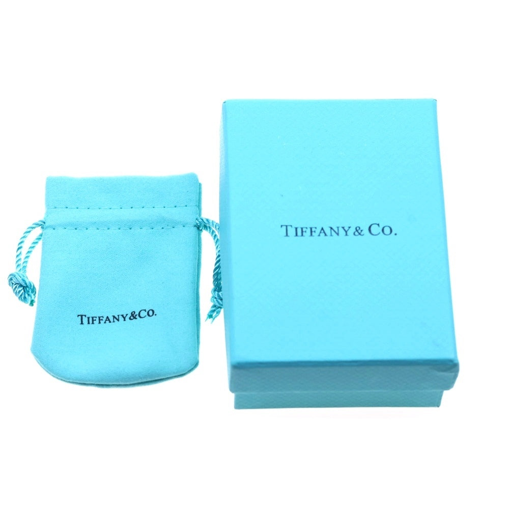 TIFFANY&Co(ティファニー) リターントゥティファニー 1pダイヤ ダブル ハートタグ ネックレス ブルー SV925 5.9g シルバー