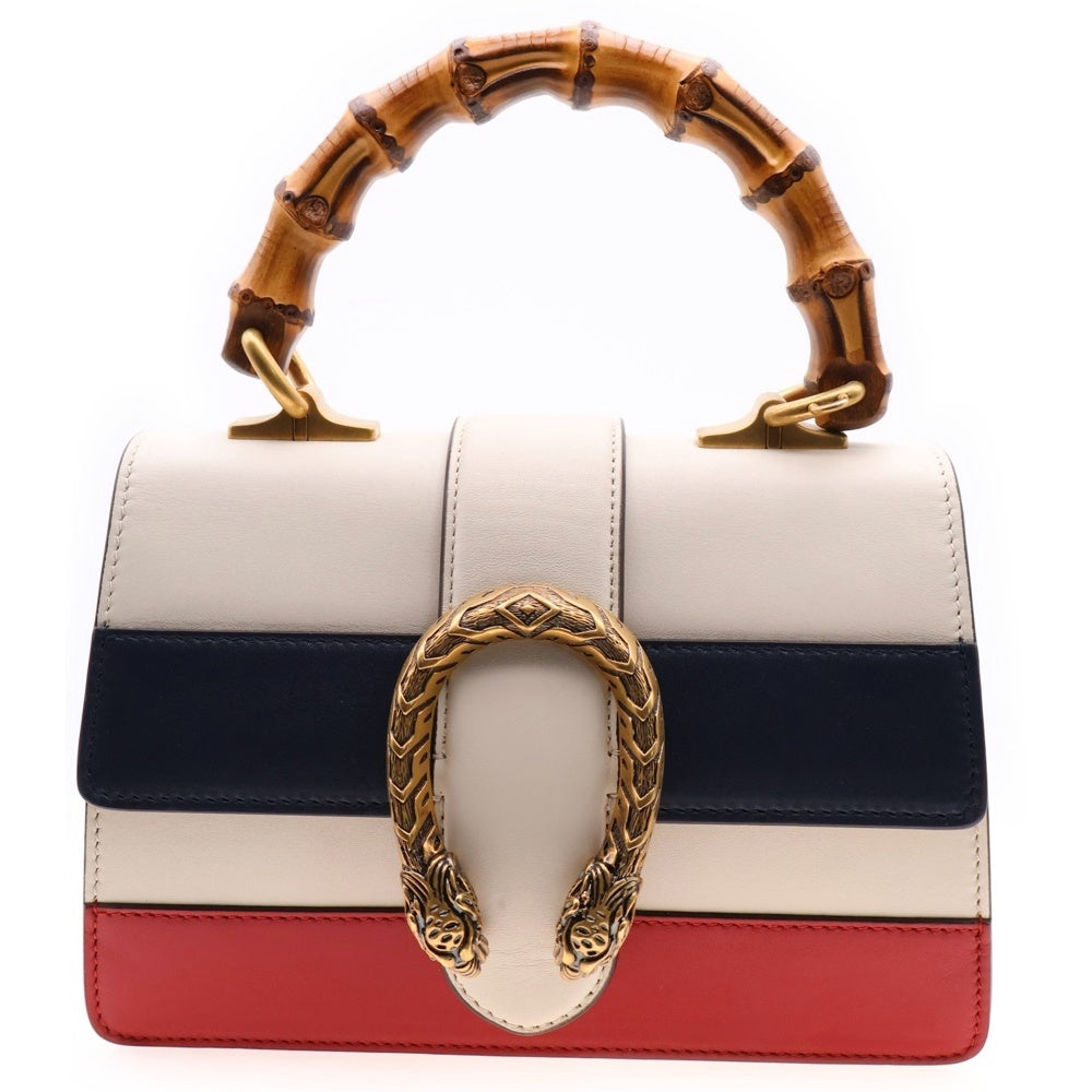 GUCCI(グッチ) デュオニソス レザー バンブーハンドルハンドバッグ 2WAY ショルダーバッグ