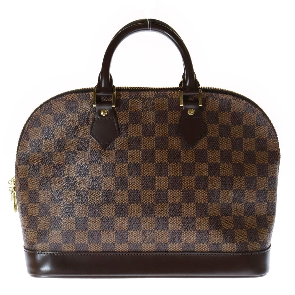 LOUIS VUITTON(ルイヴィトン) ダミエ アルマPM PVC×レザー ハンドバッグ ブラウン N51131