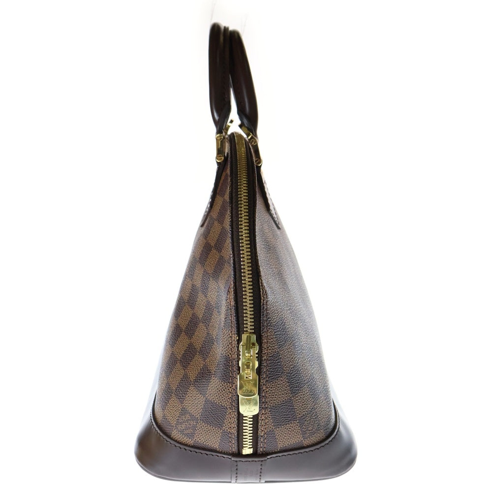 LOUIS VUITTON(ルイヴィトン) ダミエ アルマPM PVC×レザー ハンドバッグ ブラウン N51131