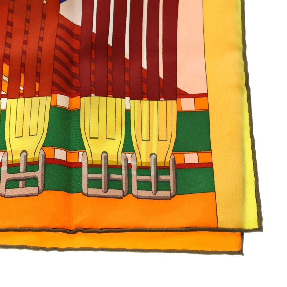 HERMES(エルメス) カレ90 ジグザグのサングル マルチカラー シルク