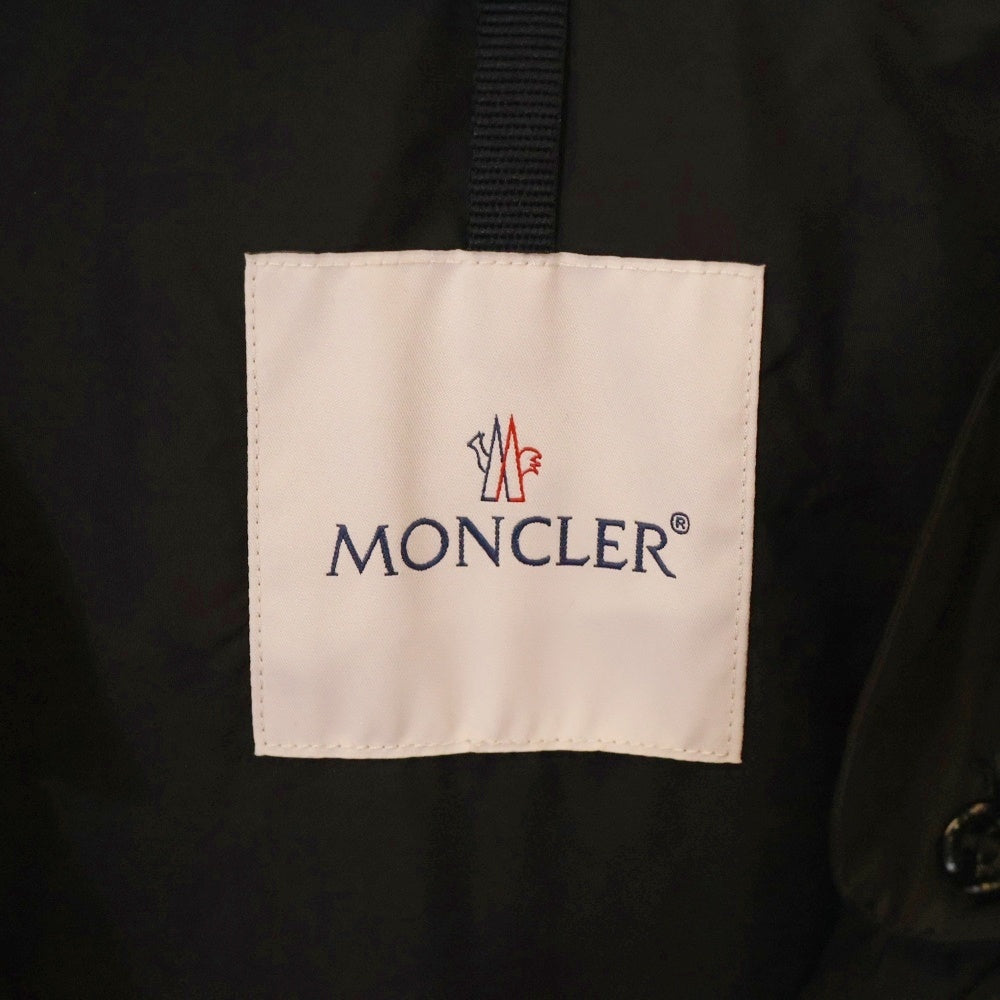 MONCLER(モンクレール) BABBA ロータス ナイロンジャケット ショートコート パーカー ブラック ナイロン 46126.85 54155/999