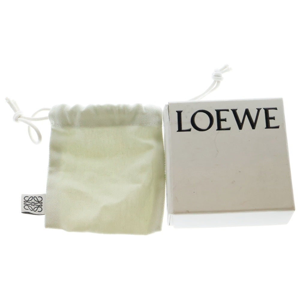 LOEWE(ロエベ) ツリーリング ツイン ストーン 指輪 ゴールド/レッド 10号
