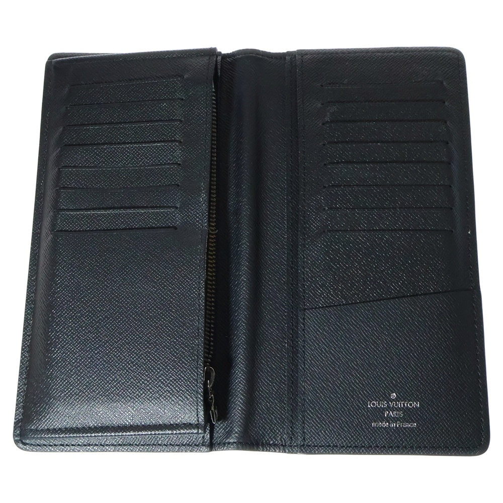 LOUIS VUITTON(ルイヴィトン) モノグラムエクリプス ポルトフォイユブラザ 二つ折り財布 長財布 ロングウォレット カードケース ブラック レザー M61697