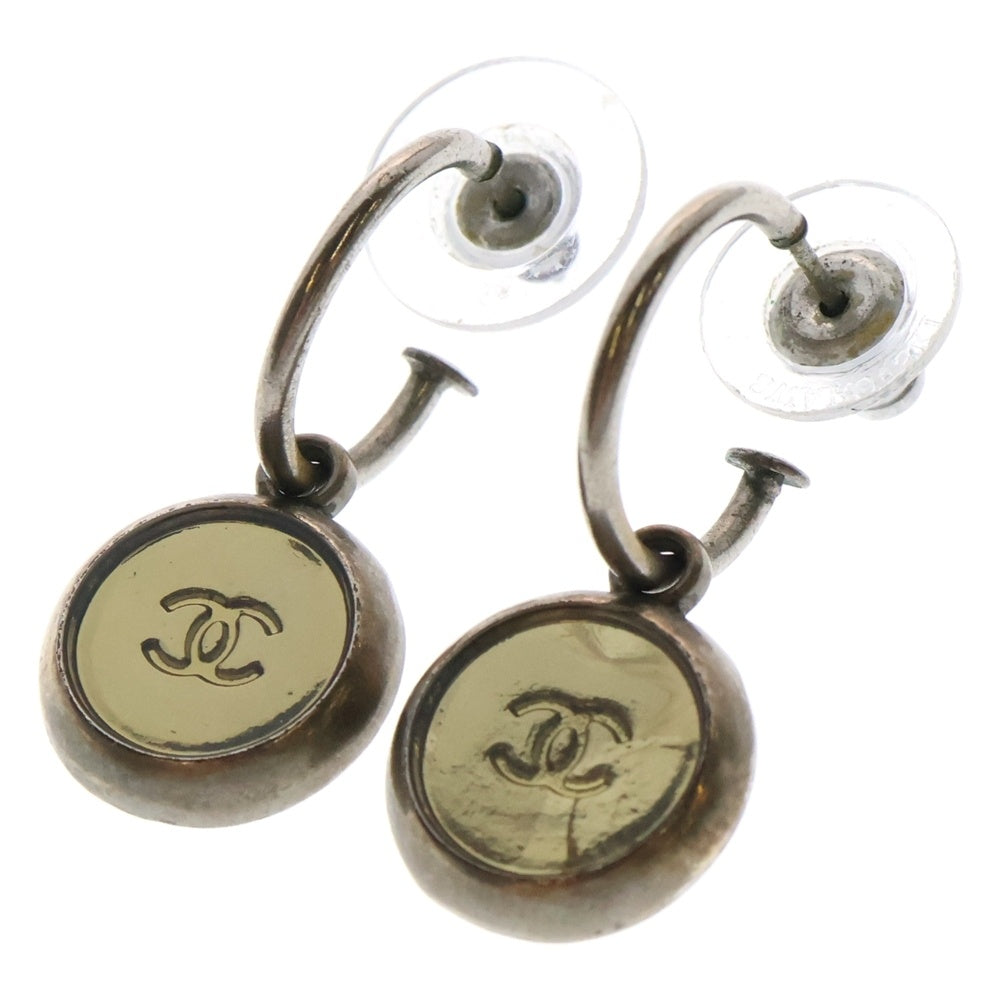 CHANEL(シャネル) ココマーク チャーム フープ ドロップピアス ゴールド 99A