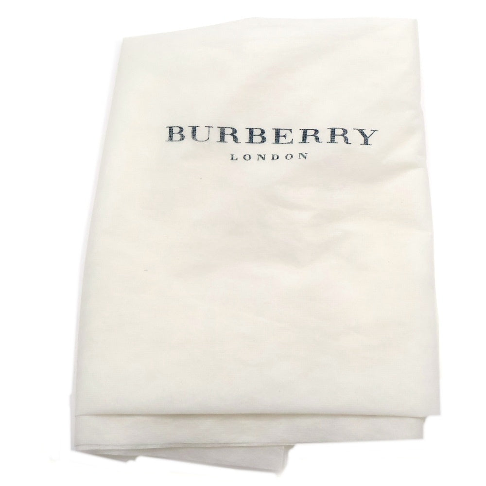 BURBERRY(バーバリー) ノバチェック レザー ハンド トートバッグ ゴールド金具 ブラック
