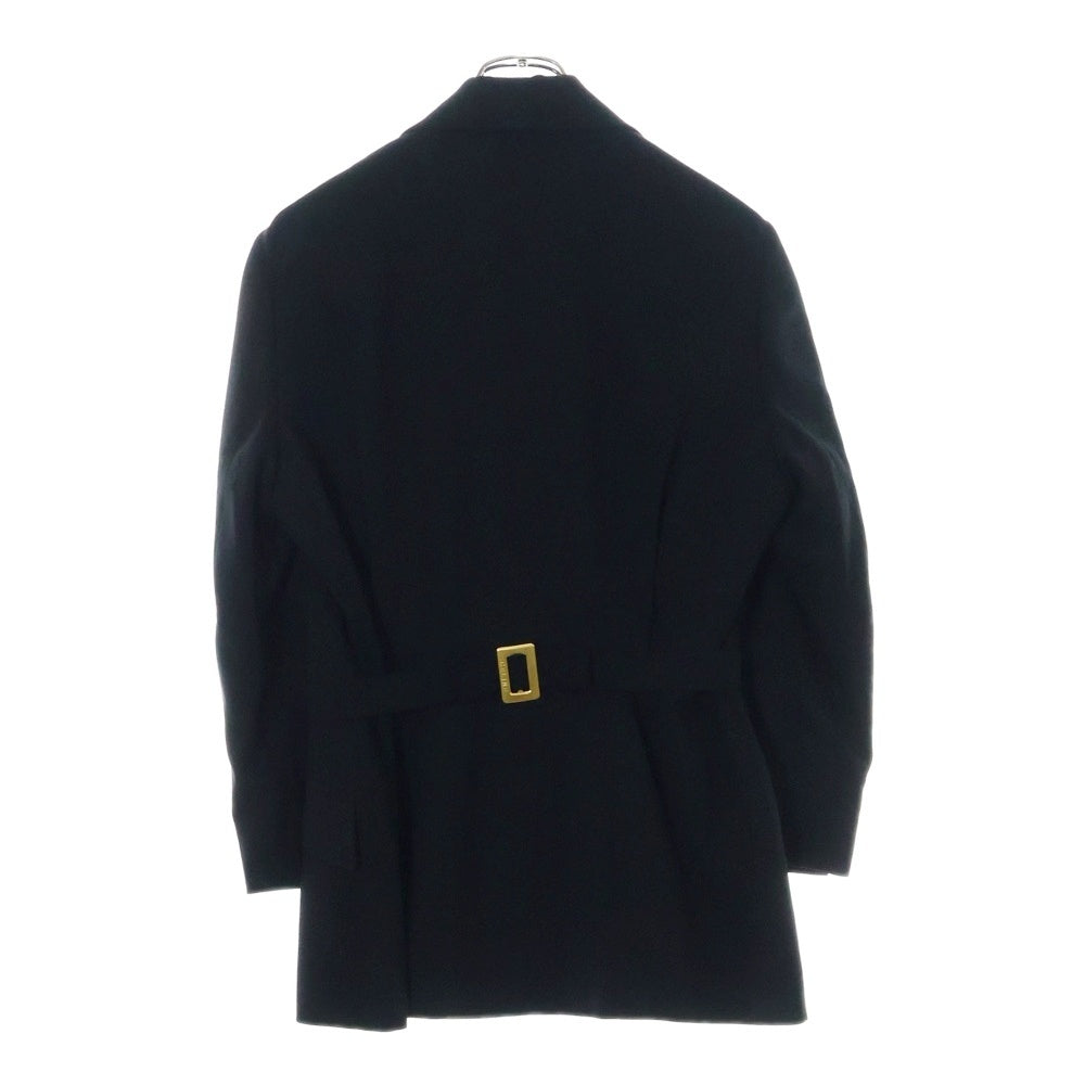 CELINE(セリーヌ) トリオンフ ロゴボタン ウール 3B テーラードジャケット ブラック /ゴールド