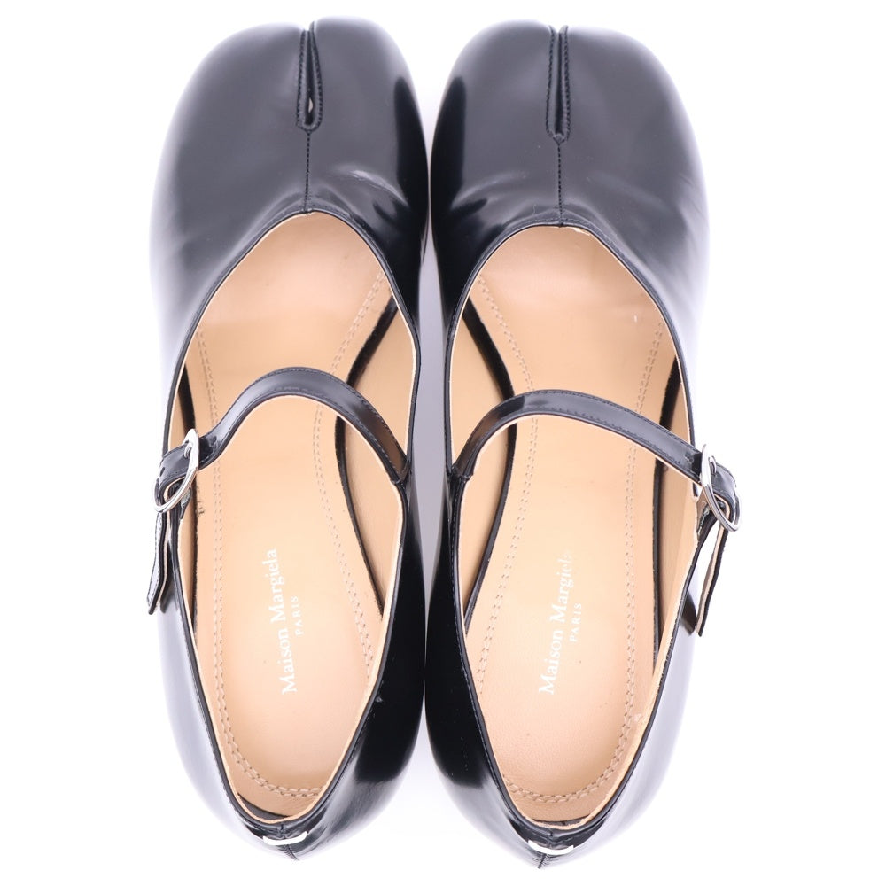 Maison Margiela 1(メゾンマルジェラ) TABI タビ ストップ付ヒールパンプス レザーシューズ ブラック レディース S58WL0217