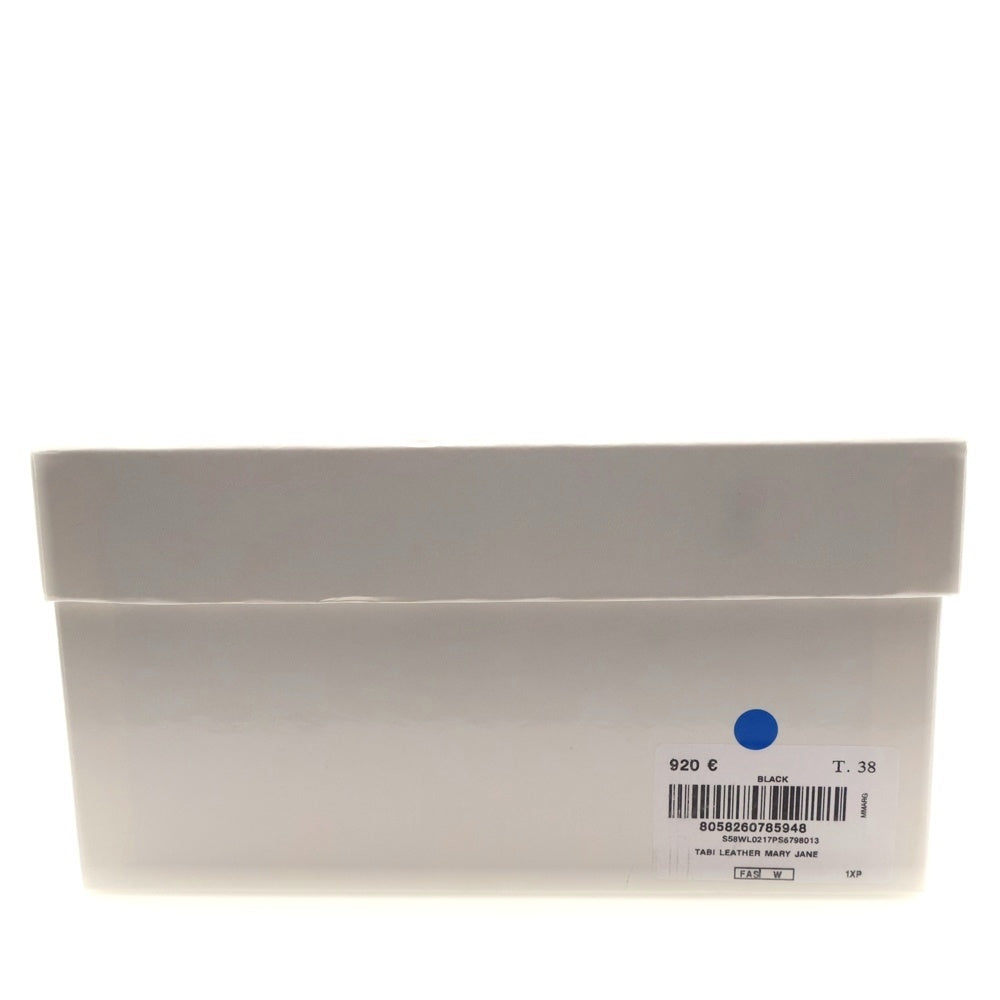 Maison Margiela 1(メゾンマルジェラ) TABI タビ ストップ付ヒールパンプス レザーシューズ ブラック レディース S58WL0217