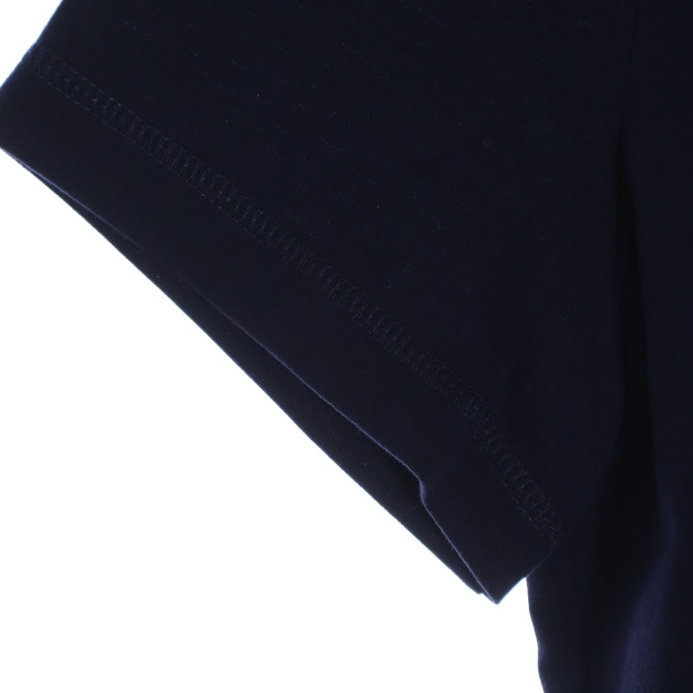 HERMES(エルメス) 23SS シェーヌダンクル Hロゴワッペン クルーネック 半袖Tシャツ カットソー ネイビー レディース