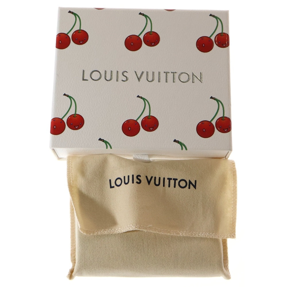 LOUIS VUITTON(ルイヴィトン) ポルトフォイユ リサ チェリー プリント モノグラム PVC レザー コンパクトウォレット 二つ折り財布 ゴールド金具 ブラウン M13420