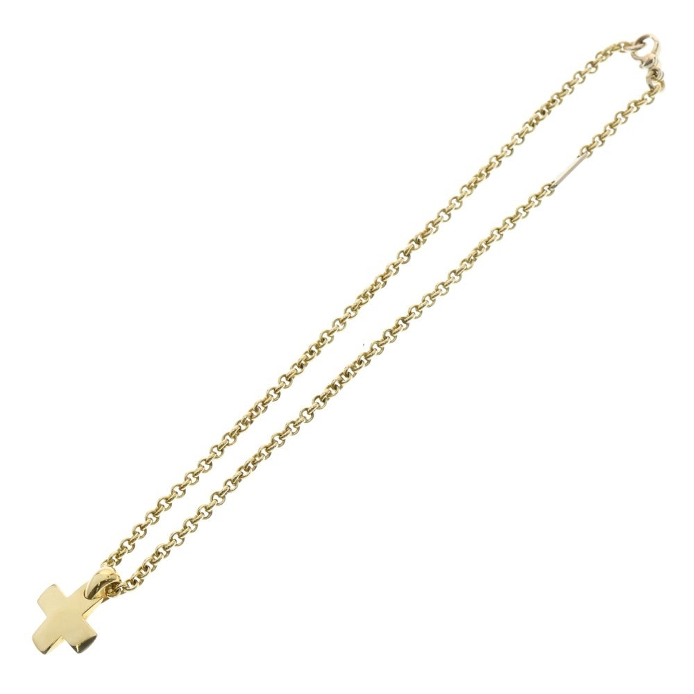 Pomellato(ポメラート) クロス チェーン ネックレス 18Kt YG イエローゴールド ジュエリー アクセサリー