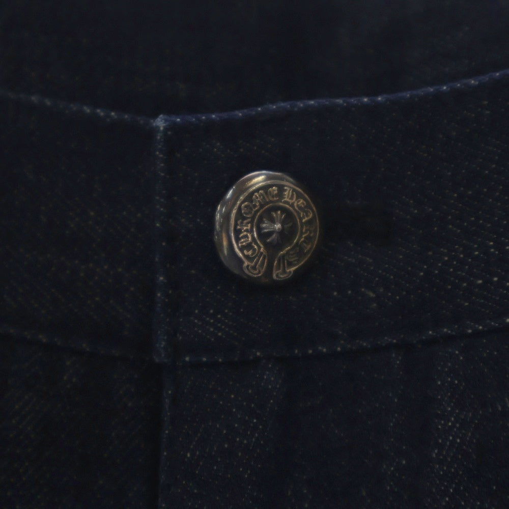 CHROME HEARTS(クロムハーツ) DENIM STRAIGHT PANTS 5POCKET デニムストレートパンツ 5ポケットインディゴ/シルバー