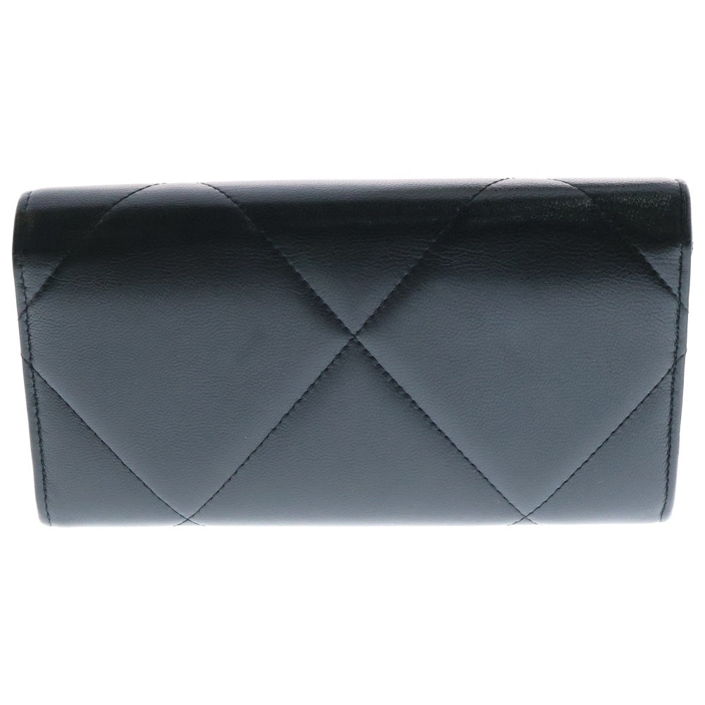 CHANEL(シャネル) マトラッセ 長財布 ロングウォレット カードケース ブラック ゴールド金具 カーフスキン AP0955