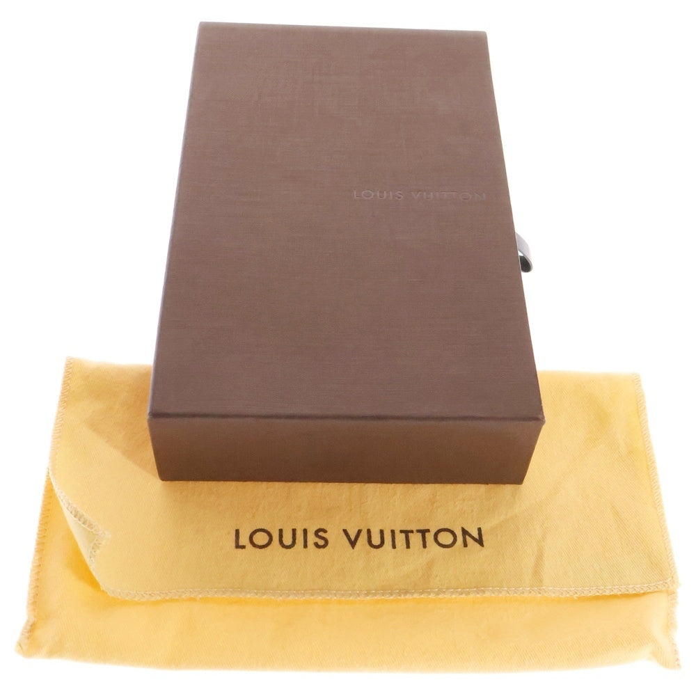 LOUIS VUITTON(ルイヴィトン) モノグラム ポルトフォイユクレマンス ミモザ ロングウォレット 長財布 コインケース ブラウン×イエロー ゴールド金具 レザー×PVC M60744