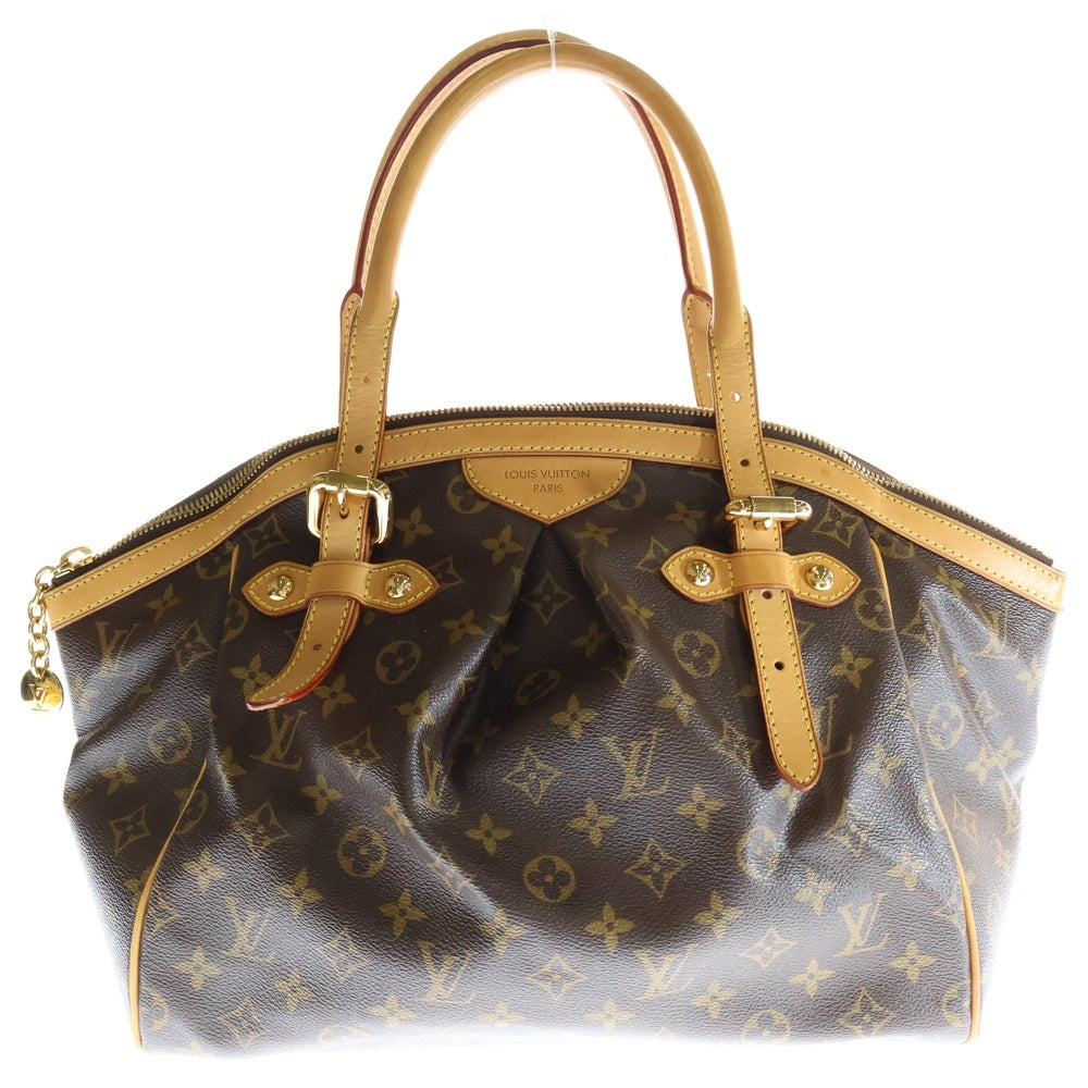 LOUIS VUITTON(ルイヴィトン) モノグラム ティボリPM ブラウン PVCレザー ハンドバッグ M40143