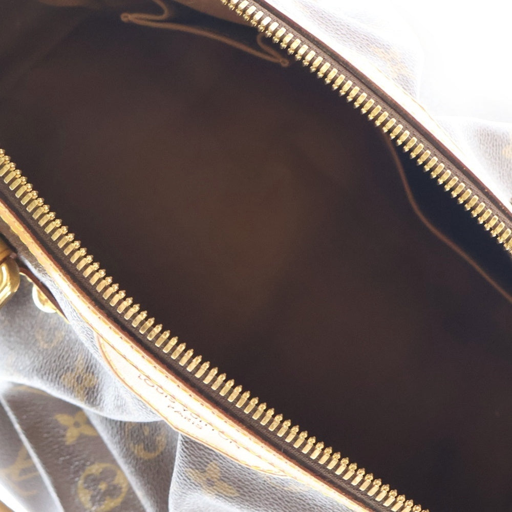 LOUIS VUITTON(ルイヴィトン) モノグラム ティボリPM ブラウン PVCレザー ハンドバッグ M40143