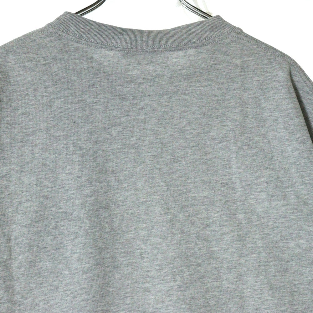 BALENCIAGA(バレンシアガ) 21AW エンブレム ロゴ刺繍 半袖Tシャツ カットソー グレー 612966 TLV61
