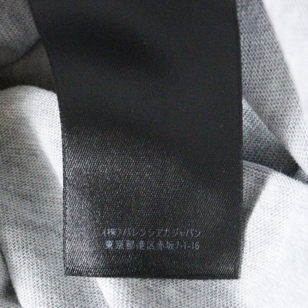 BALENCIAGA(バレンシアガ) 21AW エンブレム ロゴ刺繍 半袖Tシャツ カットソー グレー 612966 TLV61