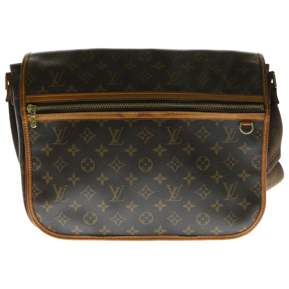 LOUIS VUITTON(ルイヴィトン) モノグラム メッセンジャー ボスフォール GM ショルダーバッグ メッセンジャーバッグ ブラウン ゴールド金具 レザー×PVC M40105