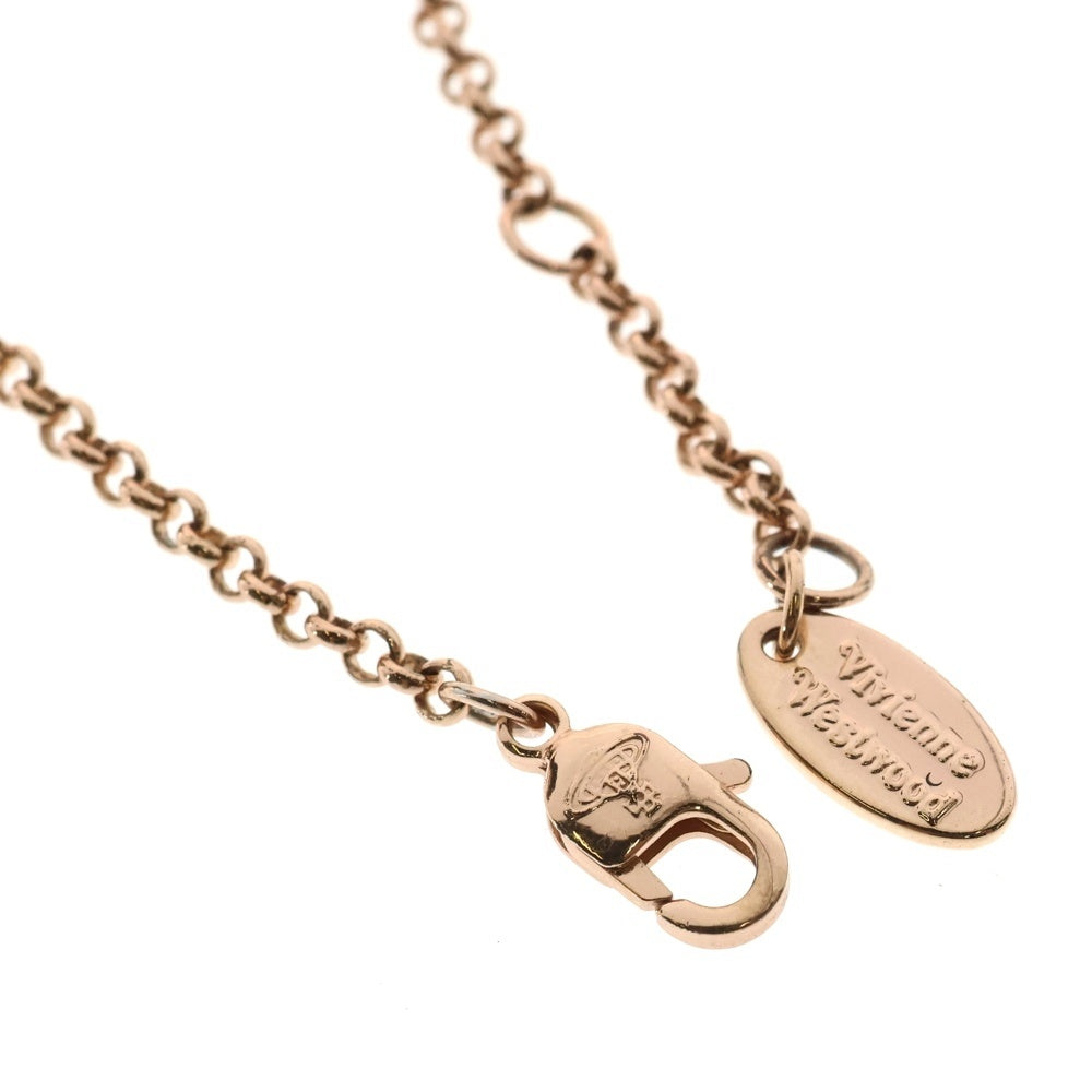 Vivienne Westwood(ヴィヴィアンウエストウッド) オーブ モチーフ ネックレス ペンダント ストーン ピンクゴールド GP