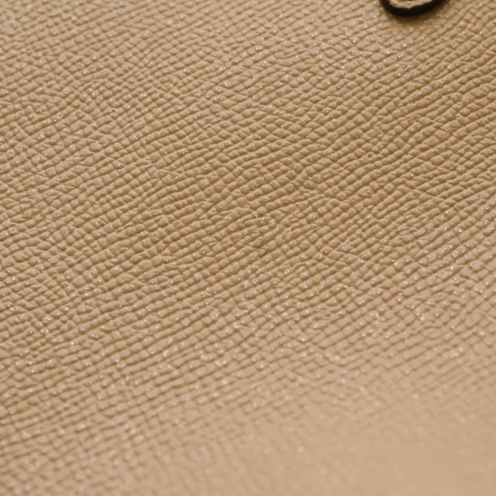 COACH(コーチ) ミネッタ ロゴプレート PVC レザー 2WAY ハンド ショルダーバッグ ゴールド金具 ベージュ レディース F36642