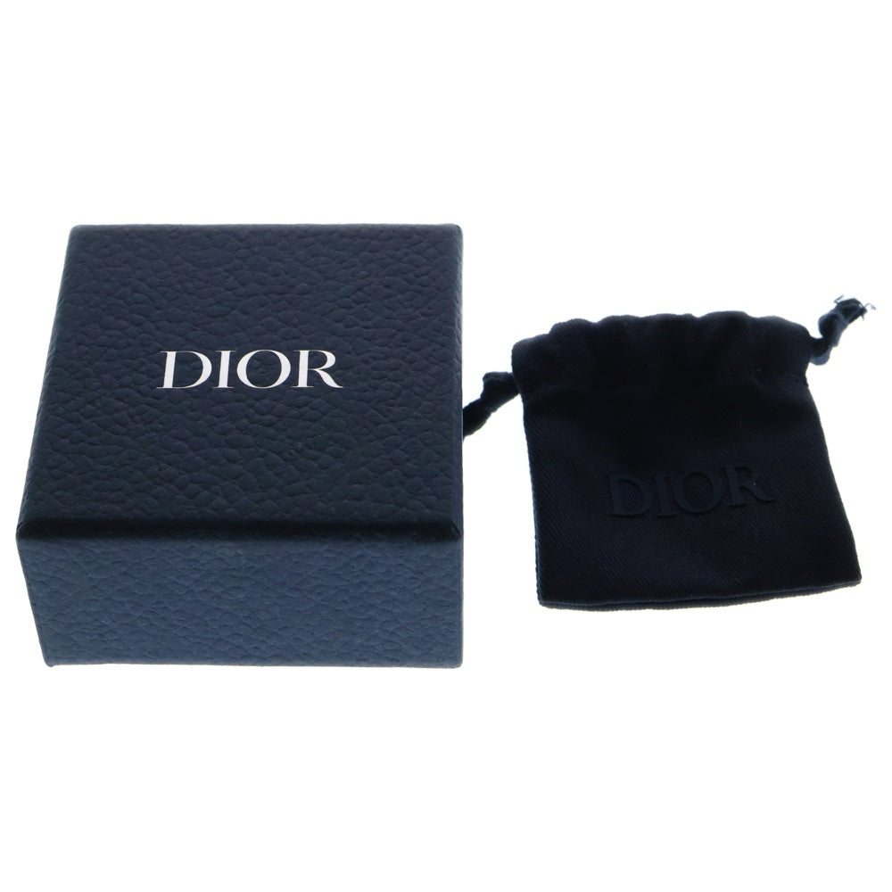 Christian Dior(クリスチャンディオール) Dior 8 ディオールエイト スタッドピアス シルバー/ブラック E3802HOMMT_D004