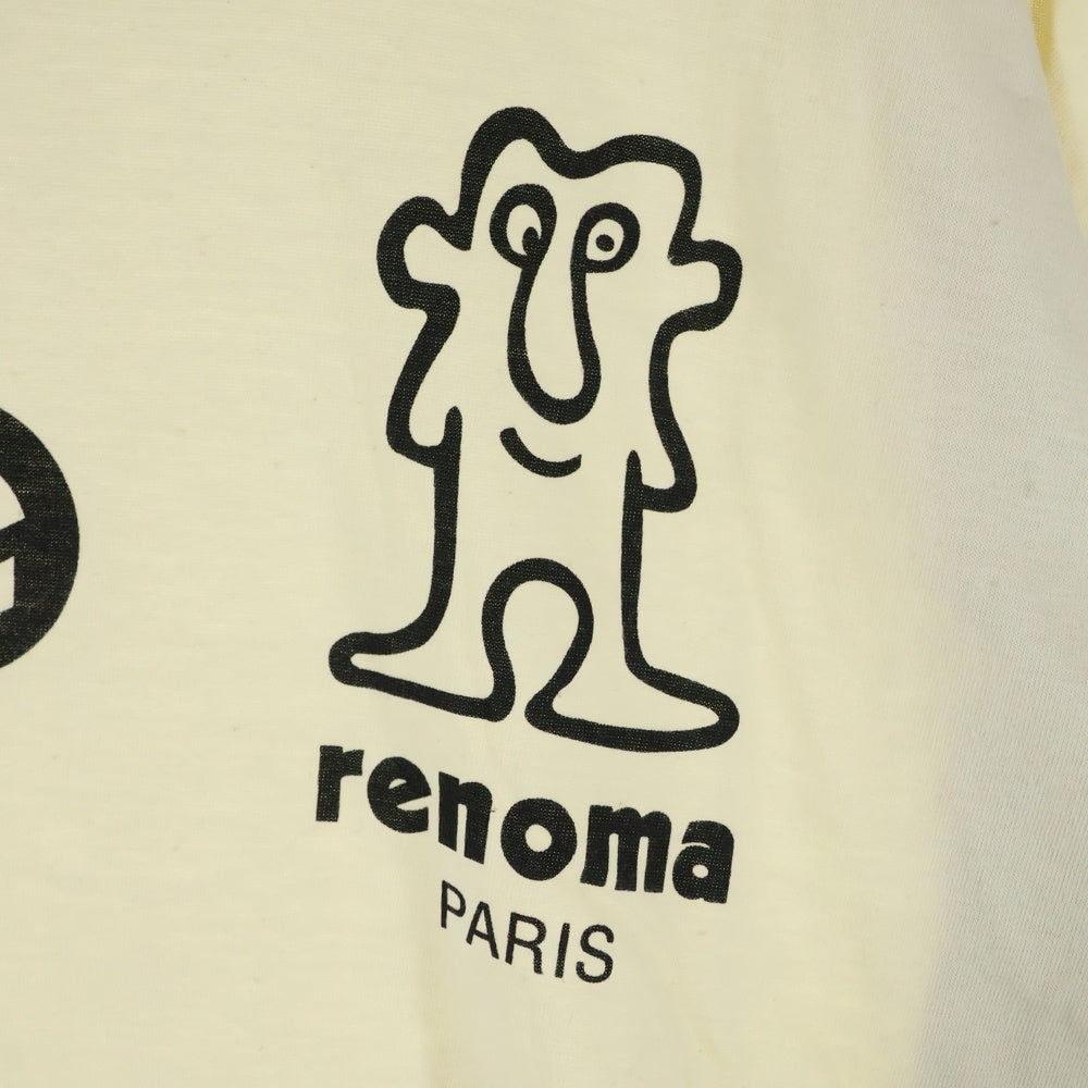 renoma(レノマ) ロゴプリント 半袖Tシャツ カットソー アイボリー
