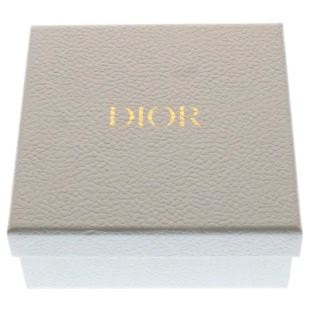 Christian Dior(クリスチャンディオール) レディディオール ハート カナージュ ロータス レザー コンパクトウォレット 三つ折り財布 ゴールド金具 ピンク レディース