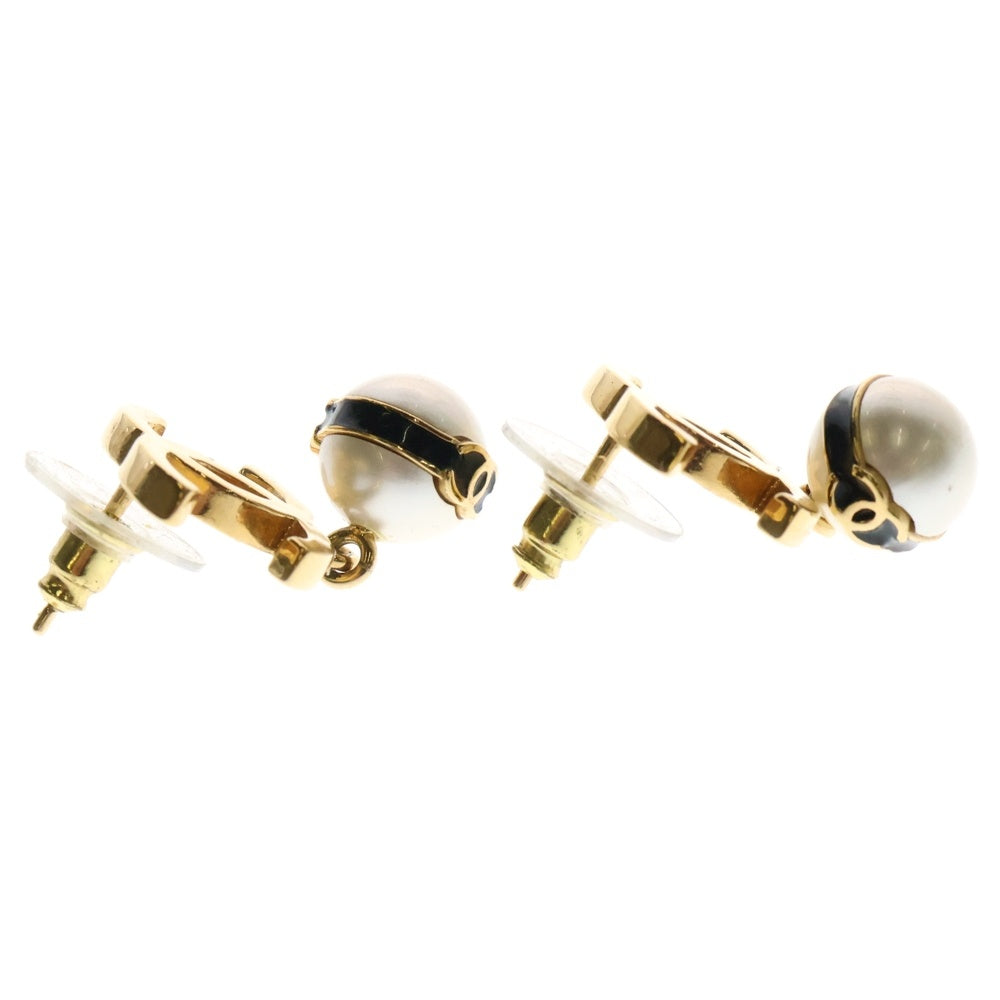 CHANEL(シャネル) ココマーク フェイクパール ピアス ゴールド GP アクセサリー B24S