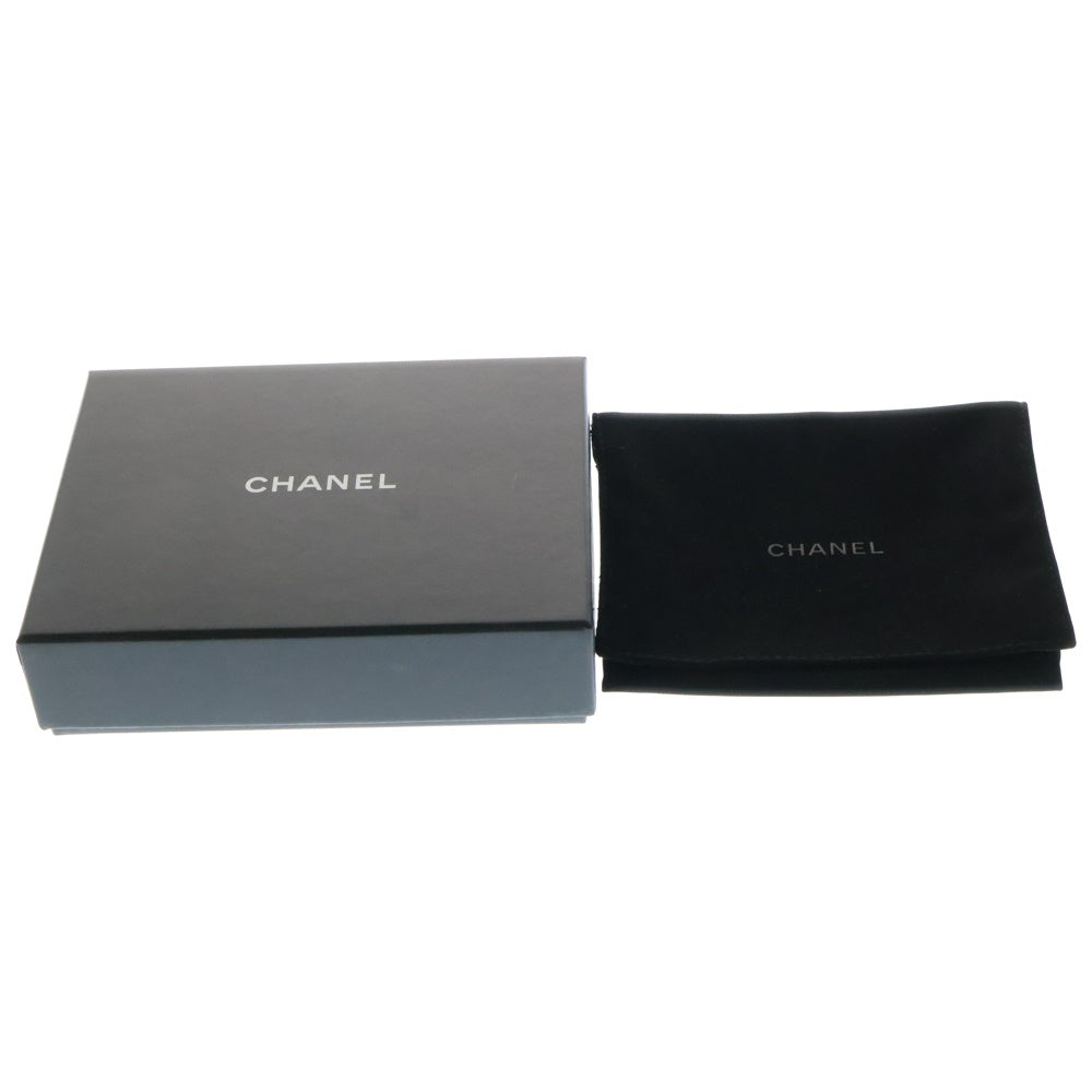 CHANEL(シャネル) マトラッセ フラグメントケース カードケース コインケース ブラック ゴールド金具 キャビアスキン