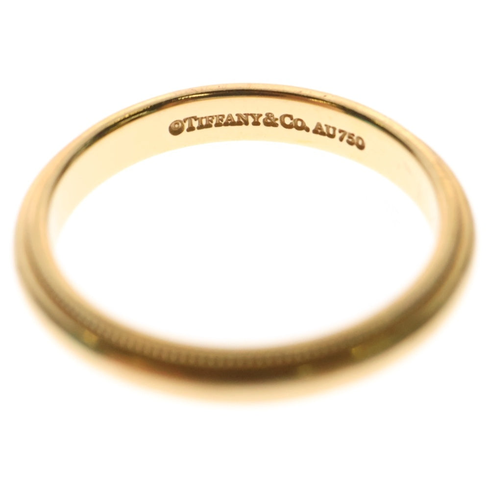 TIFFANY&Co(ティファニー) ミルグレイン リング 指輪 ゴールド 15号 AU750 4.0g