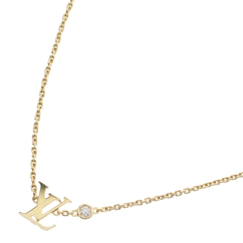 LOUIS VUITTON(ルイヴィトン) パンダンティフ イディール ブロッサム 1P ダイヤモンド ネックレス Au750YG Q93626 イエローゴールド ジュエリー アクセサリー