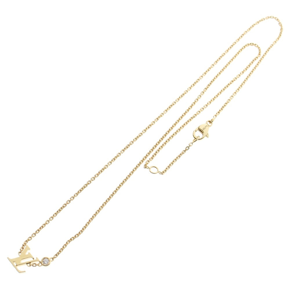LOUIS VUITTON(ルイヴィトン) パンダンティフ イディール ブロッサム 1P ダイヤモンド ネックレス Au750YG Q93626 イエローゴールド ジュエリー アクセサリー