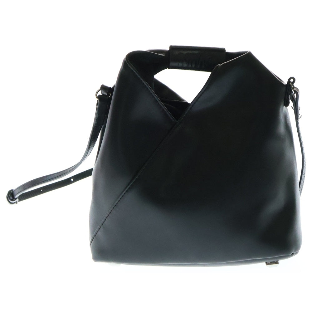 MM6 Maison Margiela(エムエムシックスメゾンマルジェラ) ジャパニーズ 2WAYバッグ ショルダーバッグ ハンドバッグ ポシェット レザー ブラック
