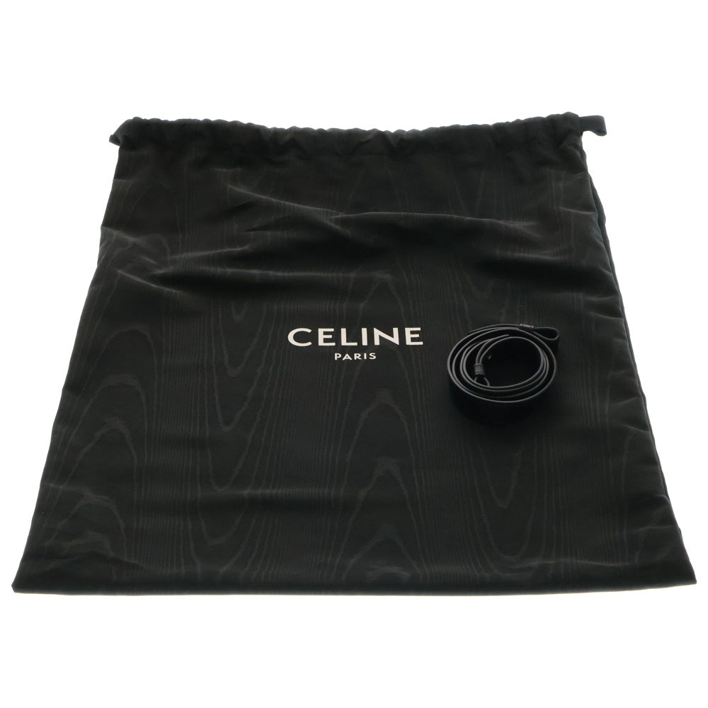 CELINE(セリーヌ) トリオンフ ミディアム バーティカルカバ 2WAYバッグ トートバッグ ハンドバッグ ショルダーバッグ ブラック ゴールド金具 PVC