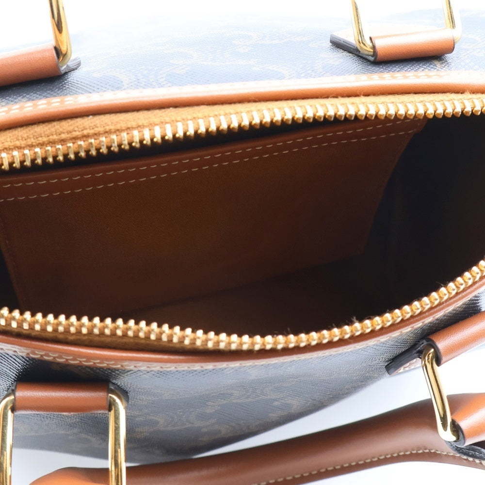 CELINE(セリーヌ) トリオンフ スモール 2wayバッグ ショルダーバッグ ハンドバッグ ミニボストン ブラウン レザー