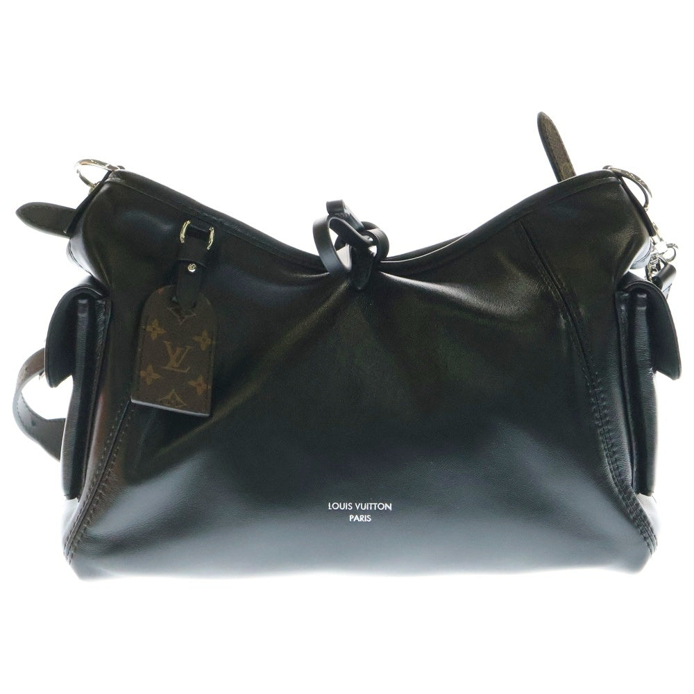 LOUIS VUITTON(ルイヴィトン) モノグラム キャリーオールカーゴ バイブPM 2WAY レザーショルダーバッグ ハンドバッグ ブラック M24861