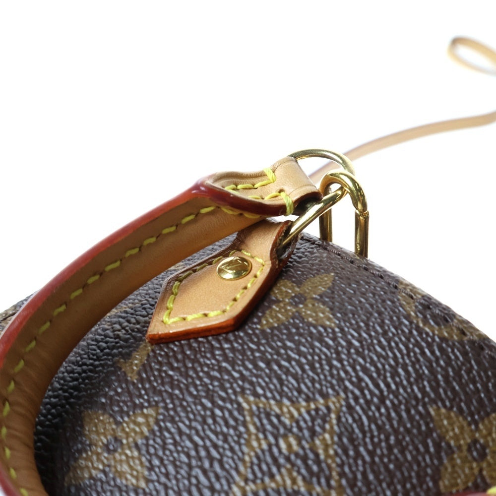 LOUIS VUITTON(ルイヴィトン) モノグラム プティットサックプラ 2WAY レザーハンドバッグ ショルダーバッグ ブラウン M81295