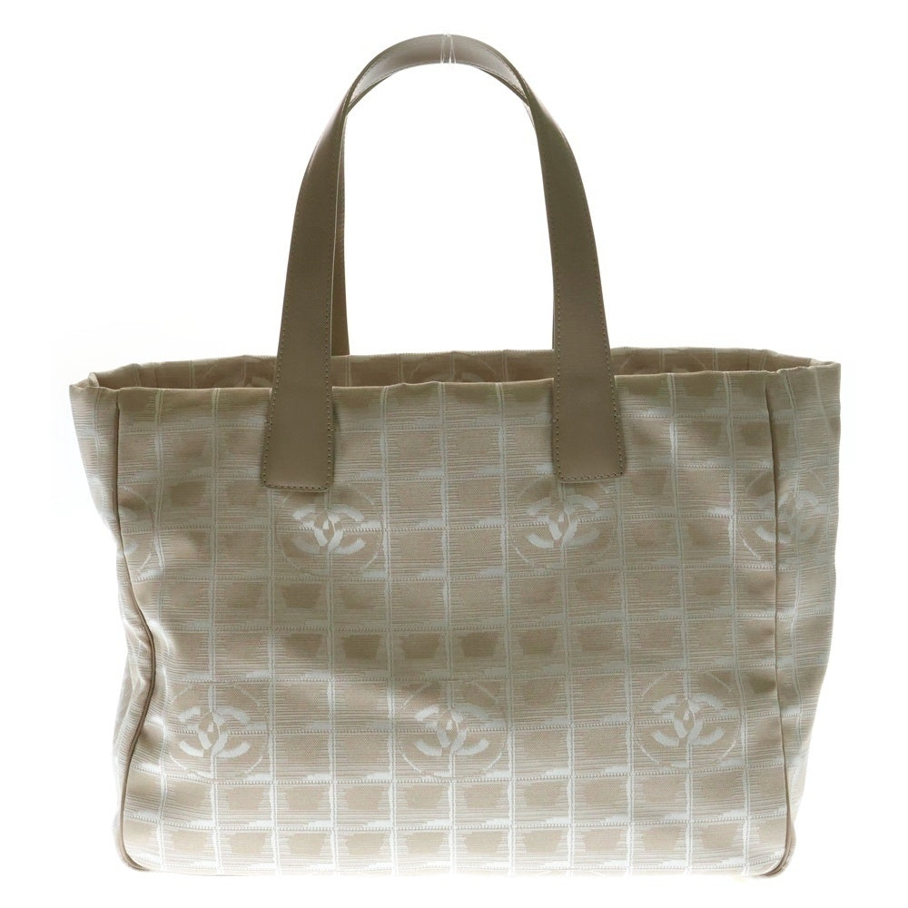 CHANEL(シャネル) ニュートラベルライン トートバッグ MM ベージュ キャンバス