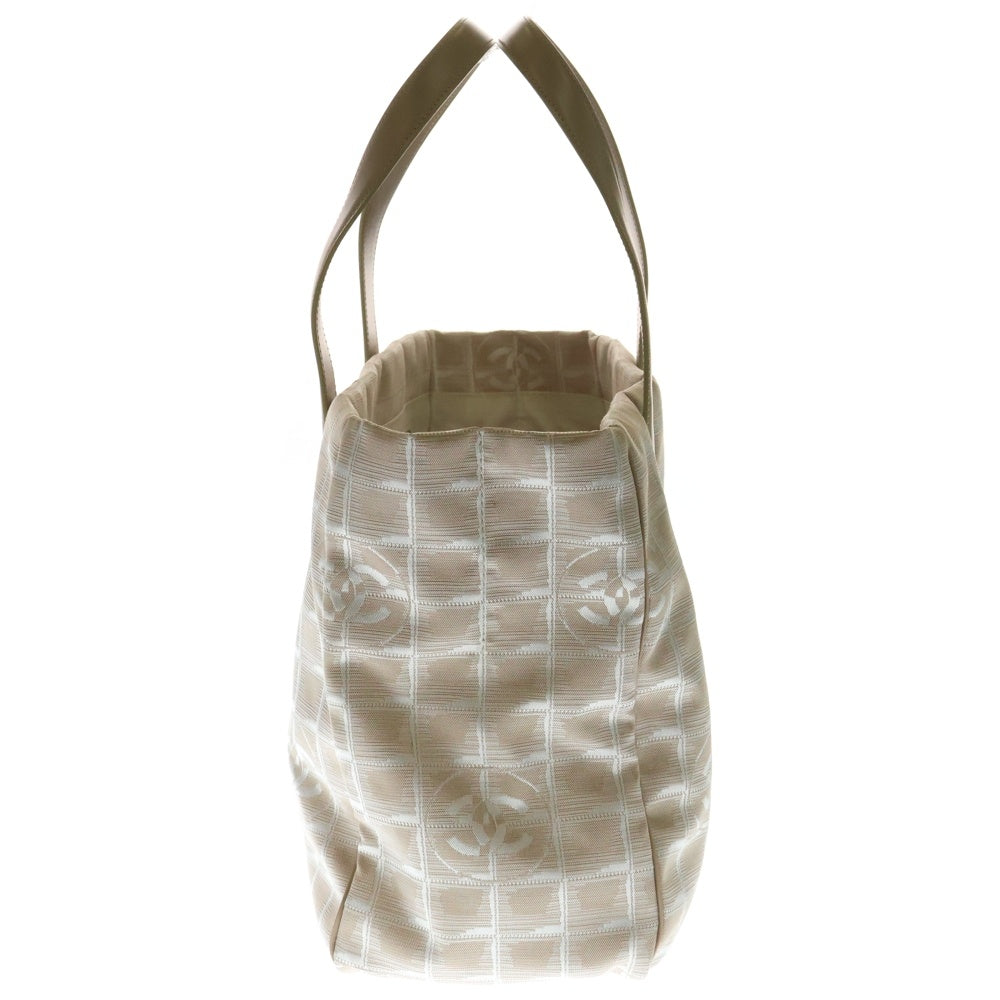 CHANEL(シャネル) ニュートラベルライン トートバッグ MM ベージュ キャンバス