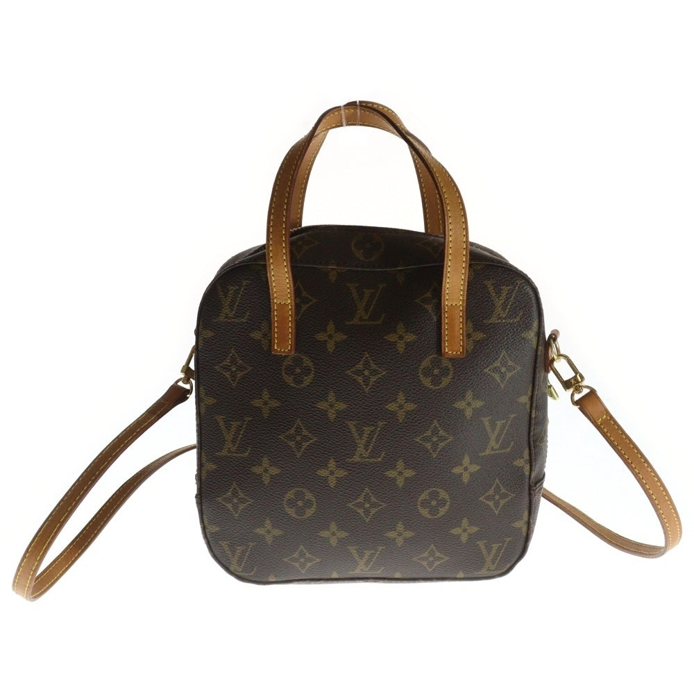 LOUIS VUITTON(ルイヴィトン) モノグラム スポンティーニ 2WAYバッグ ショルダーバッグ ハンドバッグ ブラウン ゴールド金具 レザー×PVC M47500
