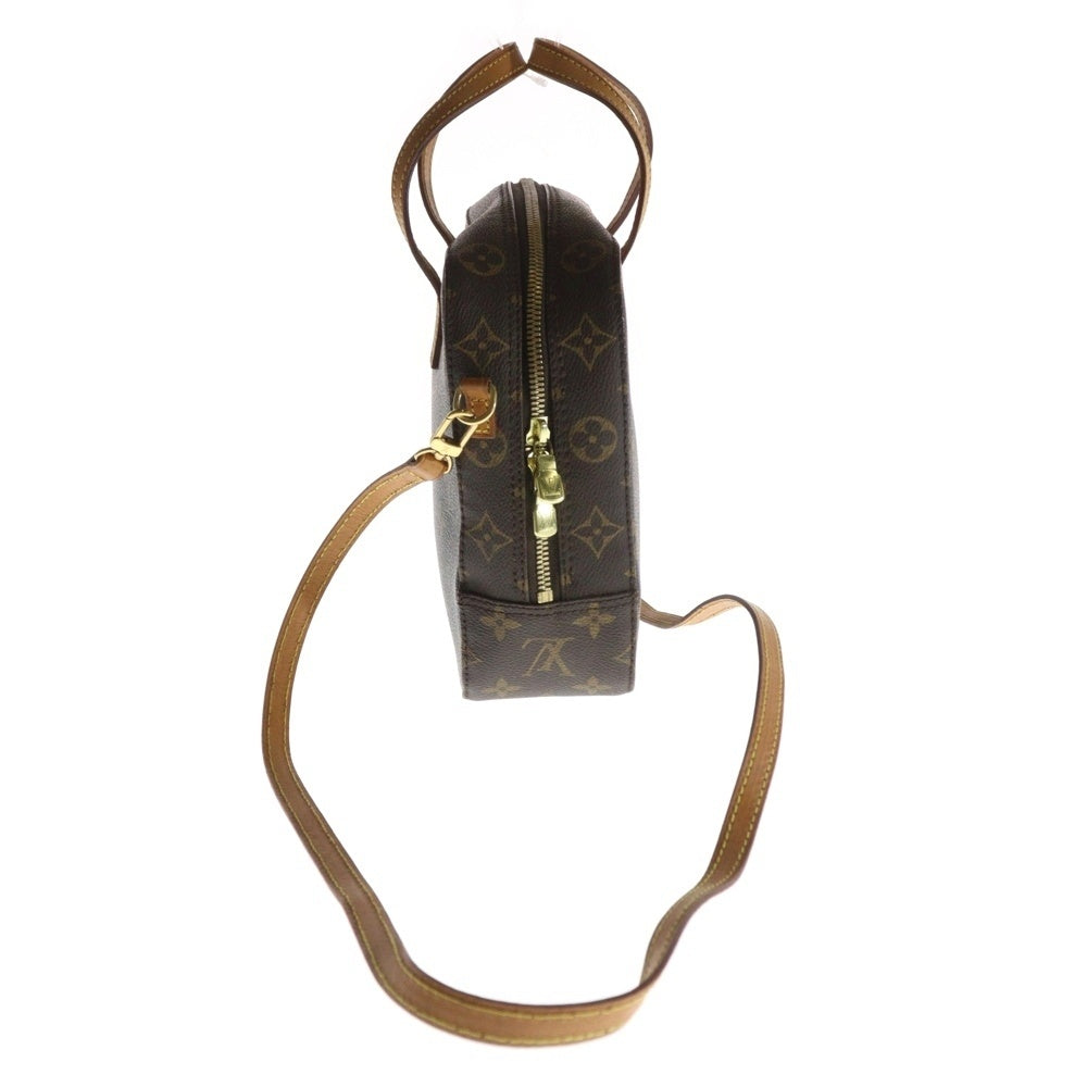 LOUIS VUITTON(ルイヴィトン) モノグラム スポンティーニ 2WAYバッグ ショルダーバッグ ハンドバッグ ブラウン ゴールド金具 レザー×PVC M47500