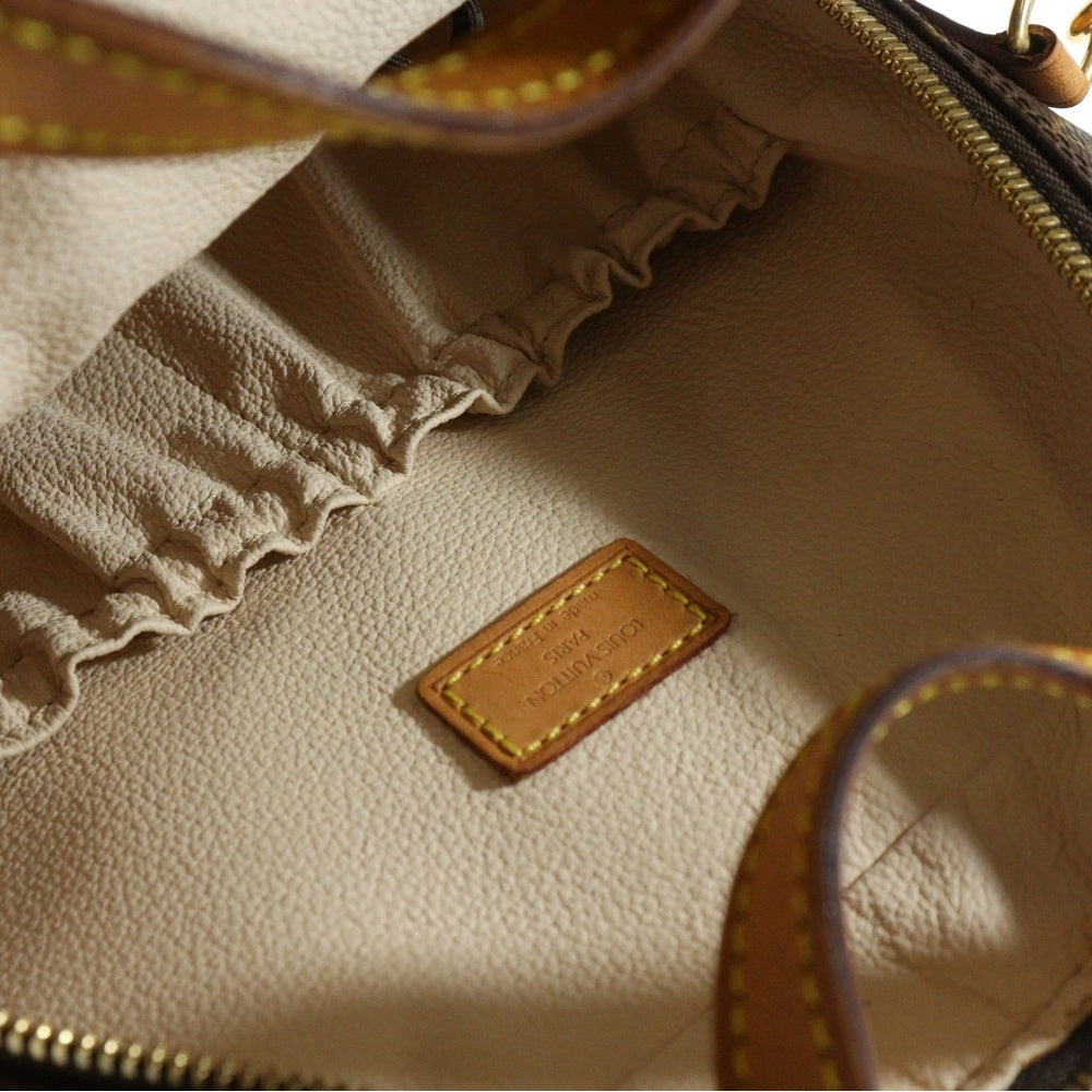 LOUIS VUITTON(ルイヴィトン) モノグラム スポンティーニ 2WAYバッグ ショルダーバッグ ハンドバッグ ブラウン ゴールド金具 レザー×PVC M47500