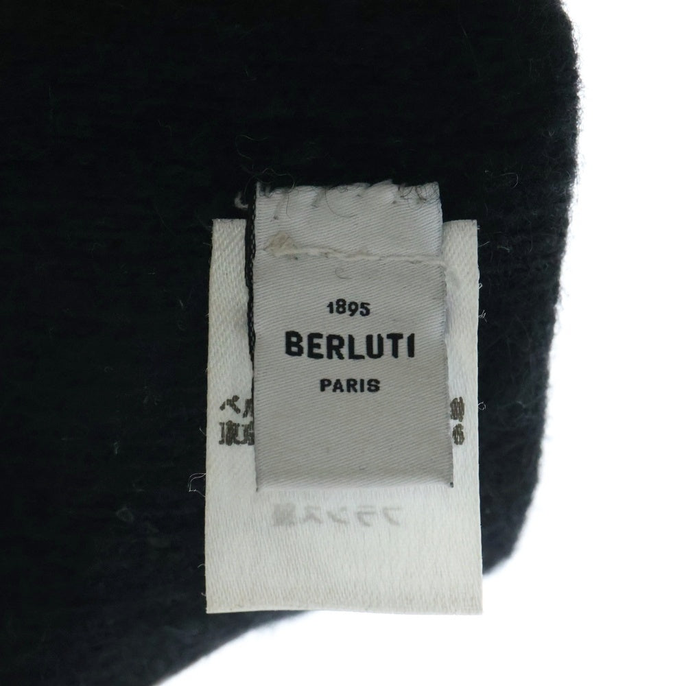 Berluti(ベルルッティ) カリグラフィー グローブ ブラウン レザー 手袋
