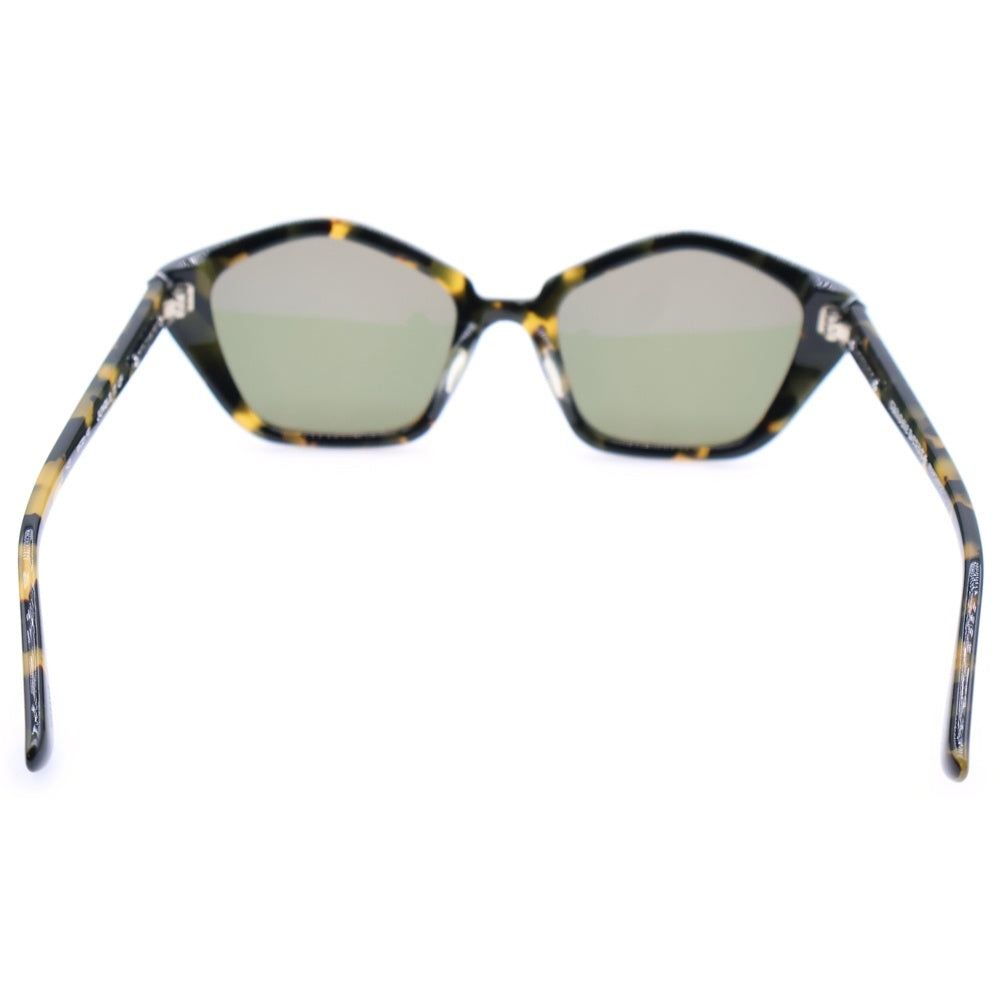 CHROME HEARTS(クロムハーツ) JUNGLE IT UP ジャングル イットアップ ピラミッドスタッズ ペンタゴンフレーム ミラーレンズ サングラス メガネ 眼鏡 アイウェア ブラック/イエロー