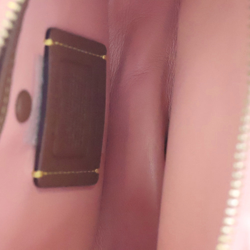 COACH(コーチ) ミラ ハンドバッグ ピンク ボア ショルダーバッグ CO211